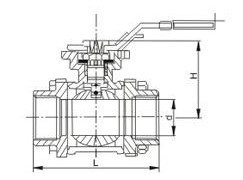 Q11F三片式高平台球阀(图1)