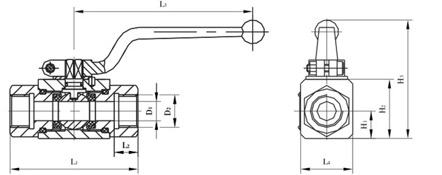 高压液压球阀(图1)